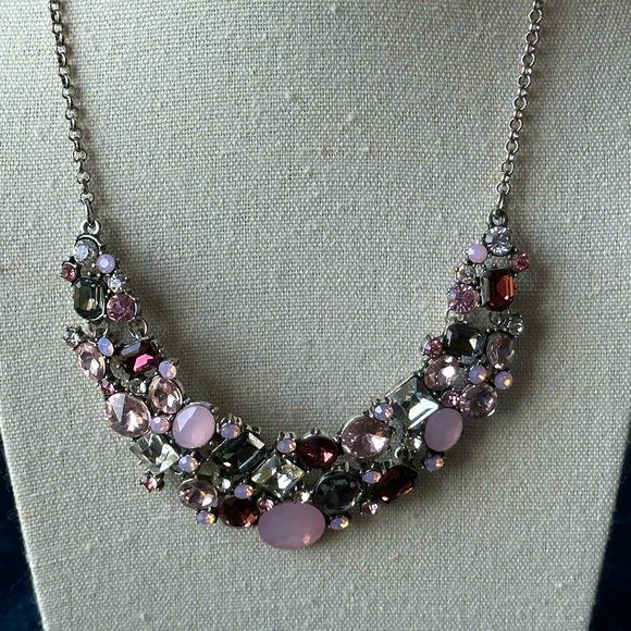 STUNNING Vintage Signed Premier Designs Ballet Slippers
Pink Bib Necklace - Picture 1 of 3